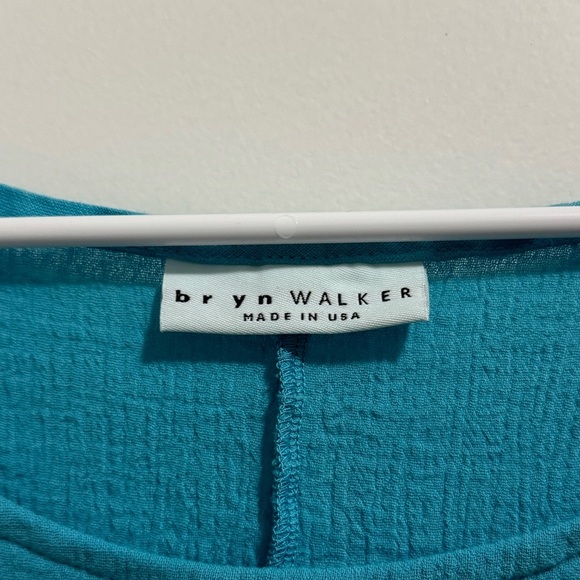 bryn Walker Blue Tank Top Flowy Sleeveless Blouse Size Small Lightweight Beach - Picture 3 of 6